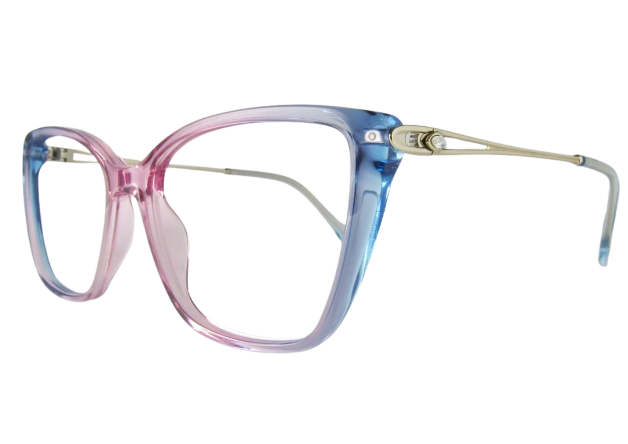 Gafas azul-rosa