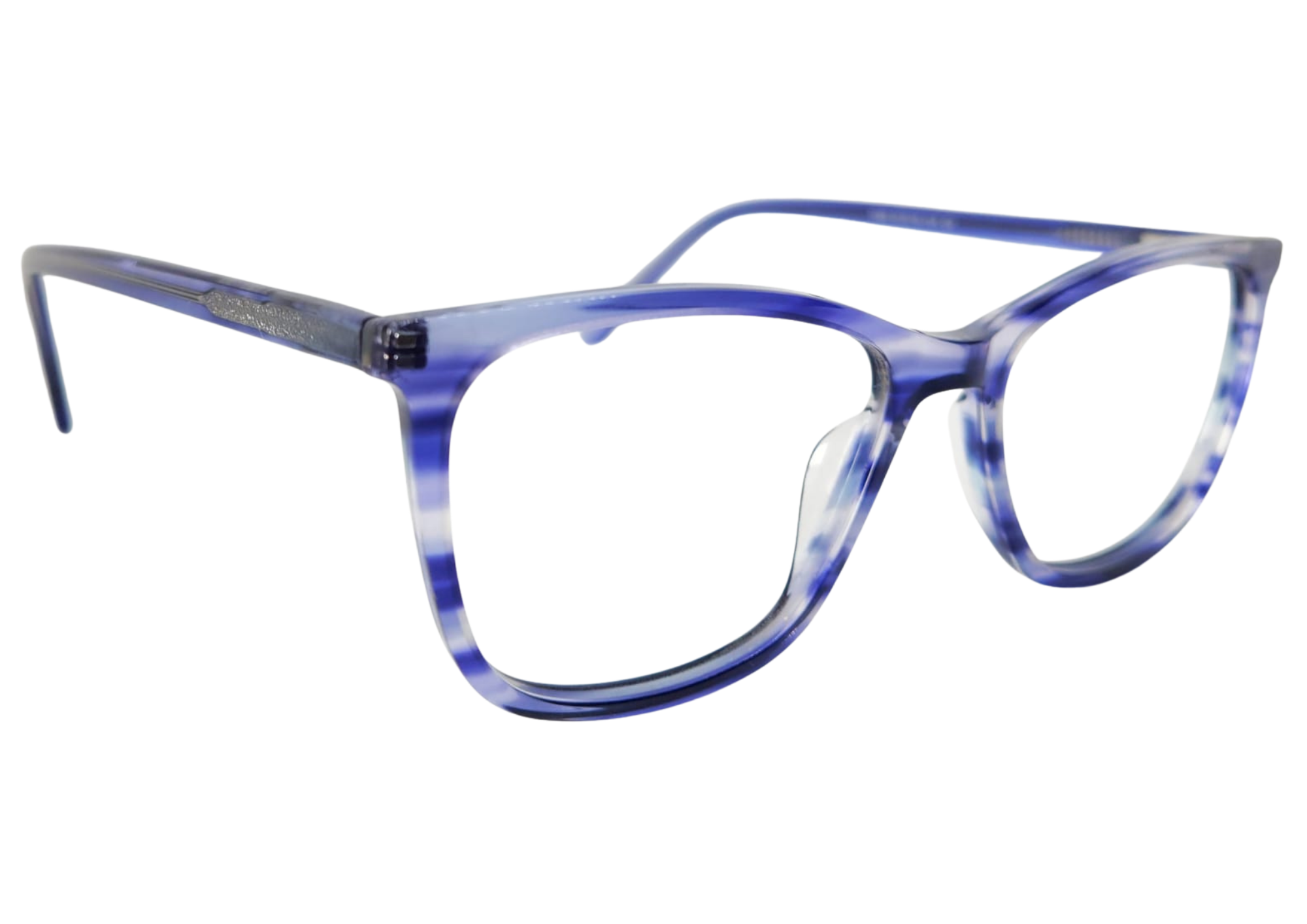 Gafas azul traslucido