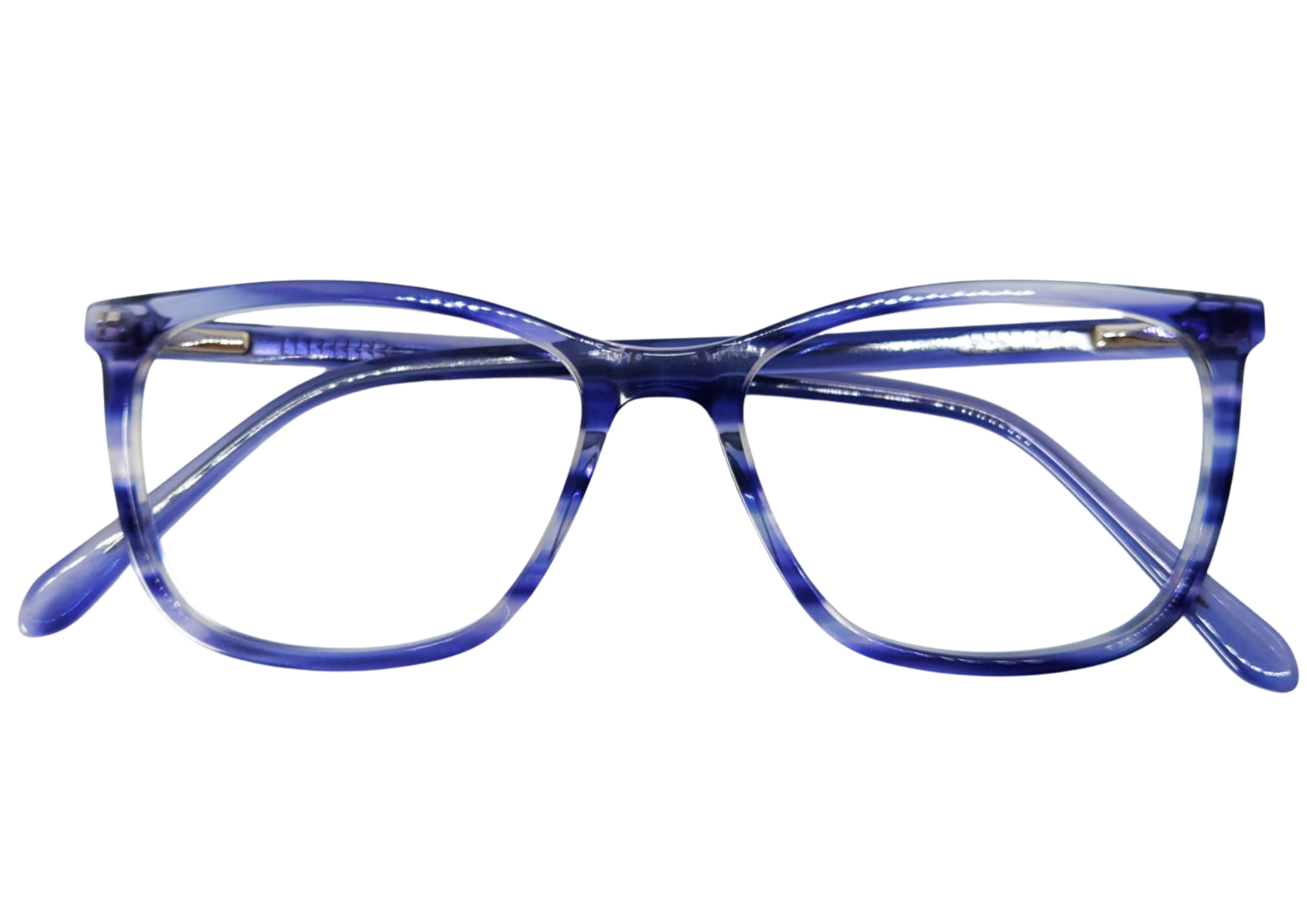 Gafas azul traslucido