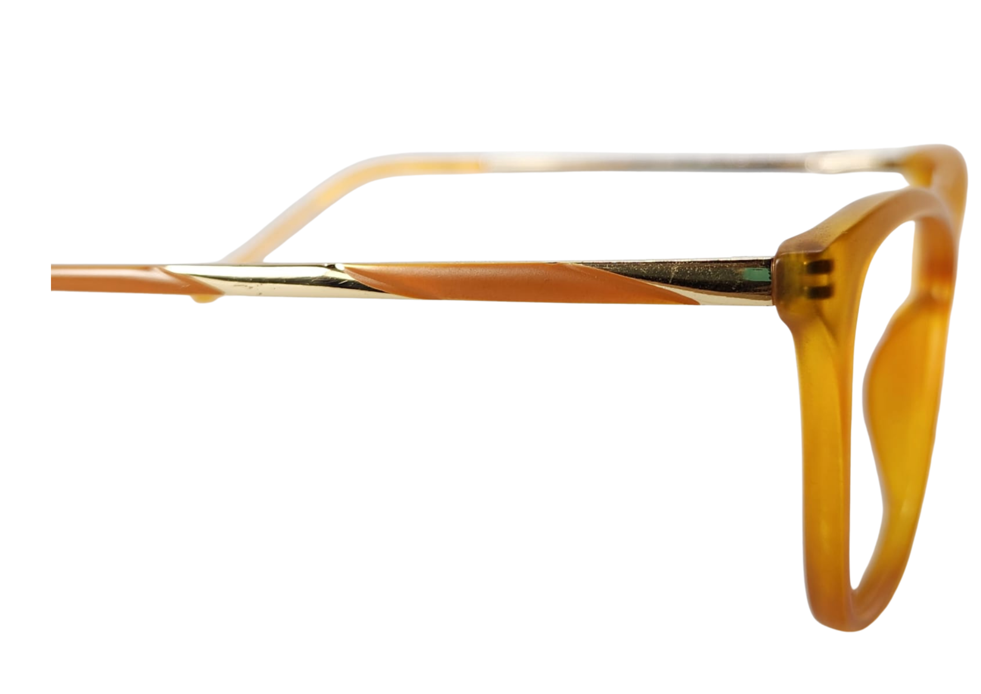 Gafas ambar mate-traslucido